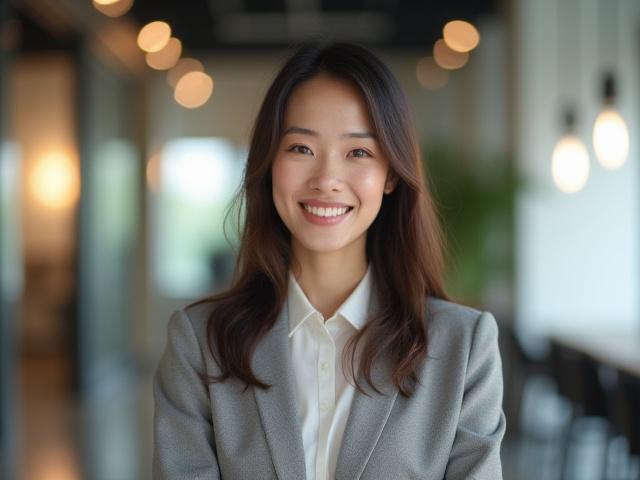 Professional portrait of Sarah Tan, Event Manager