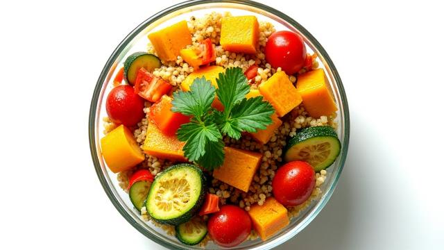 Quinoa and Roasted Veggie Salad
