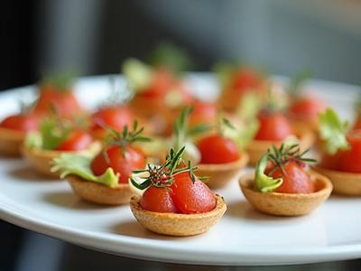 Modern European Canapés at a Product Launch
